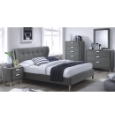 Sheraton Fabric Luxury Queen Bed Frame